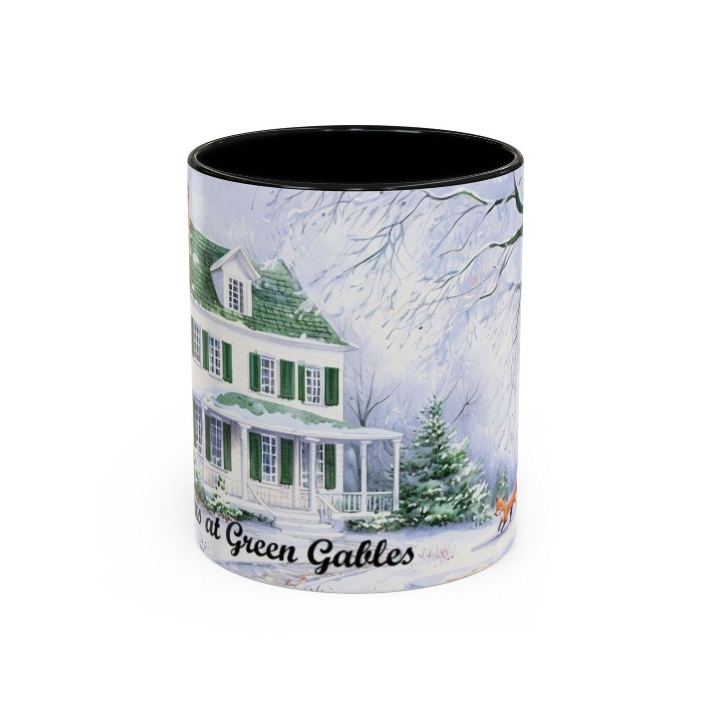 Snowy Green Gables Mug ā Perfect for Cozy Winter Moments āļø (11, 15oz)