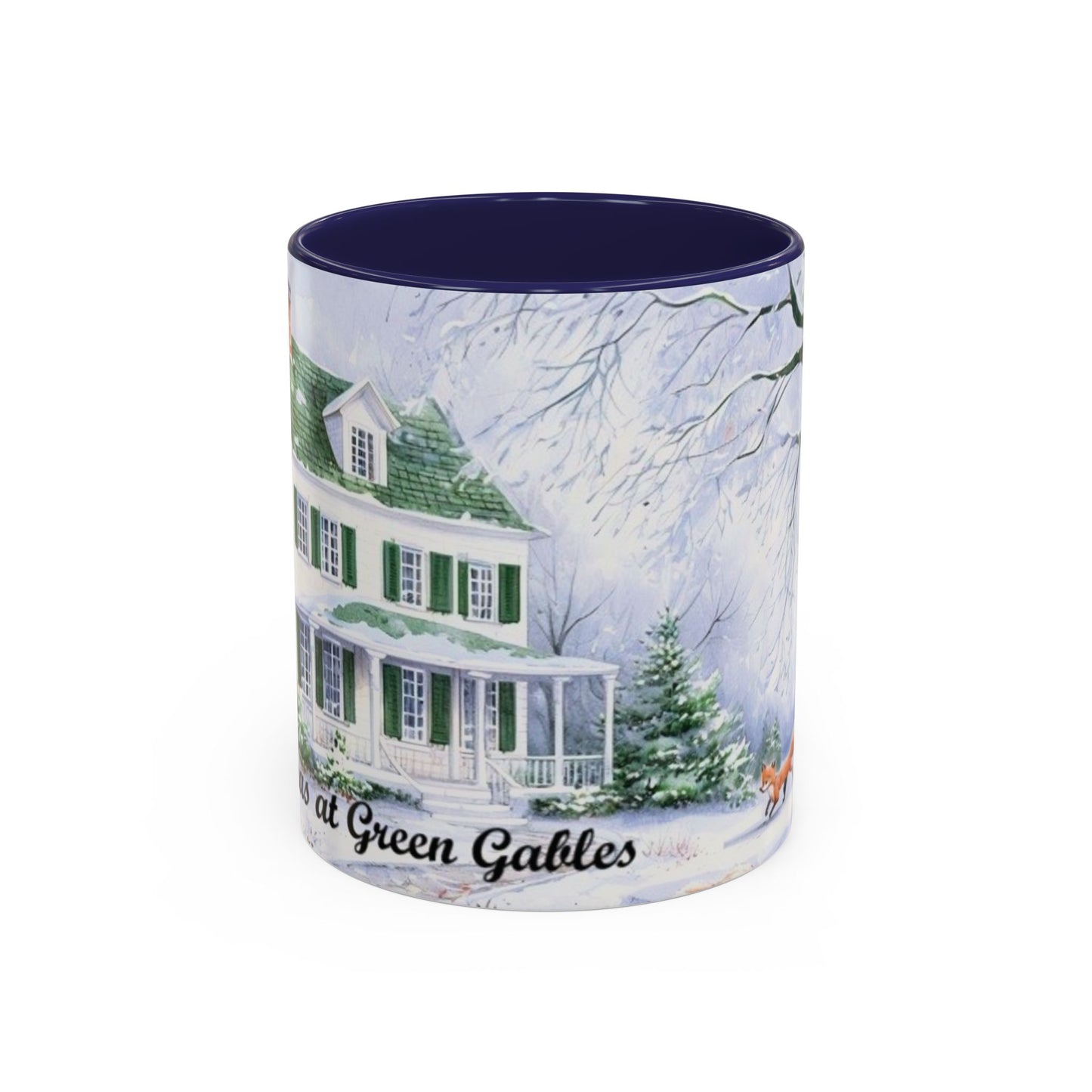 Snowy Green Gables Mug ā Perfect for Cozy Winter Moments āļø (11, 15oz)