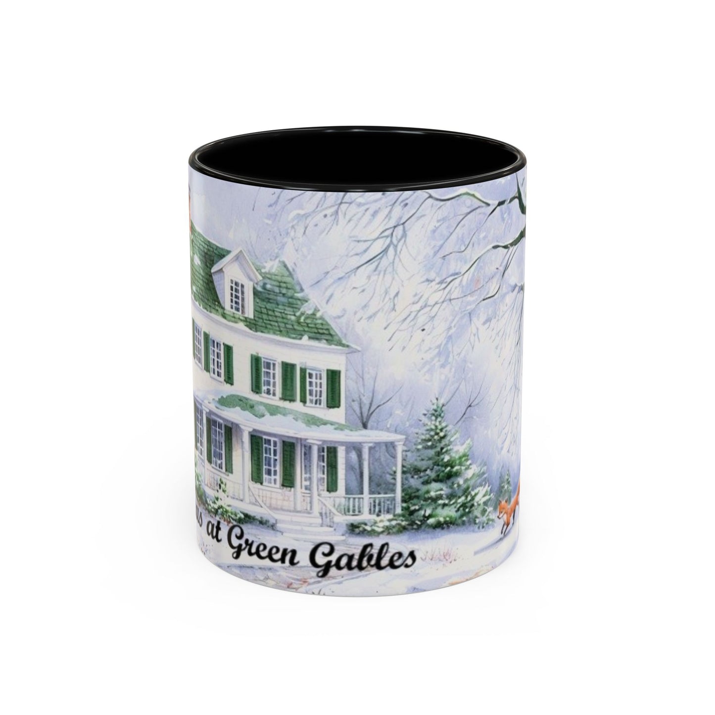 Snowy Green Gables Mug – Perfect for Cozy Winter Moments ❄️ (11, 15oz)