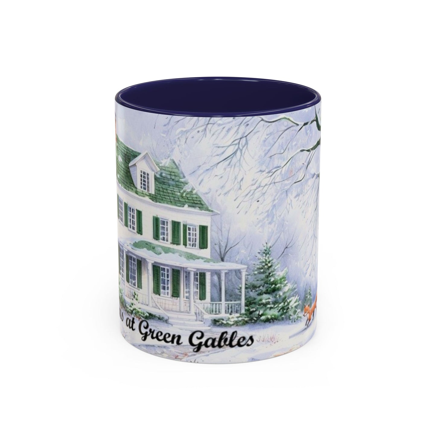 Snowy Green Gables Mug – Perfect for Cozy Winter Moments ❄️ (11, 15oz)