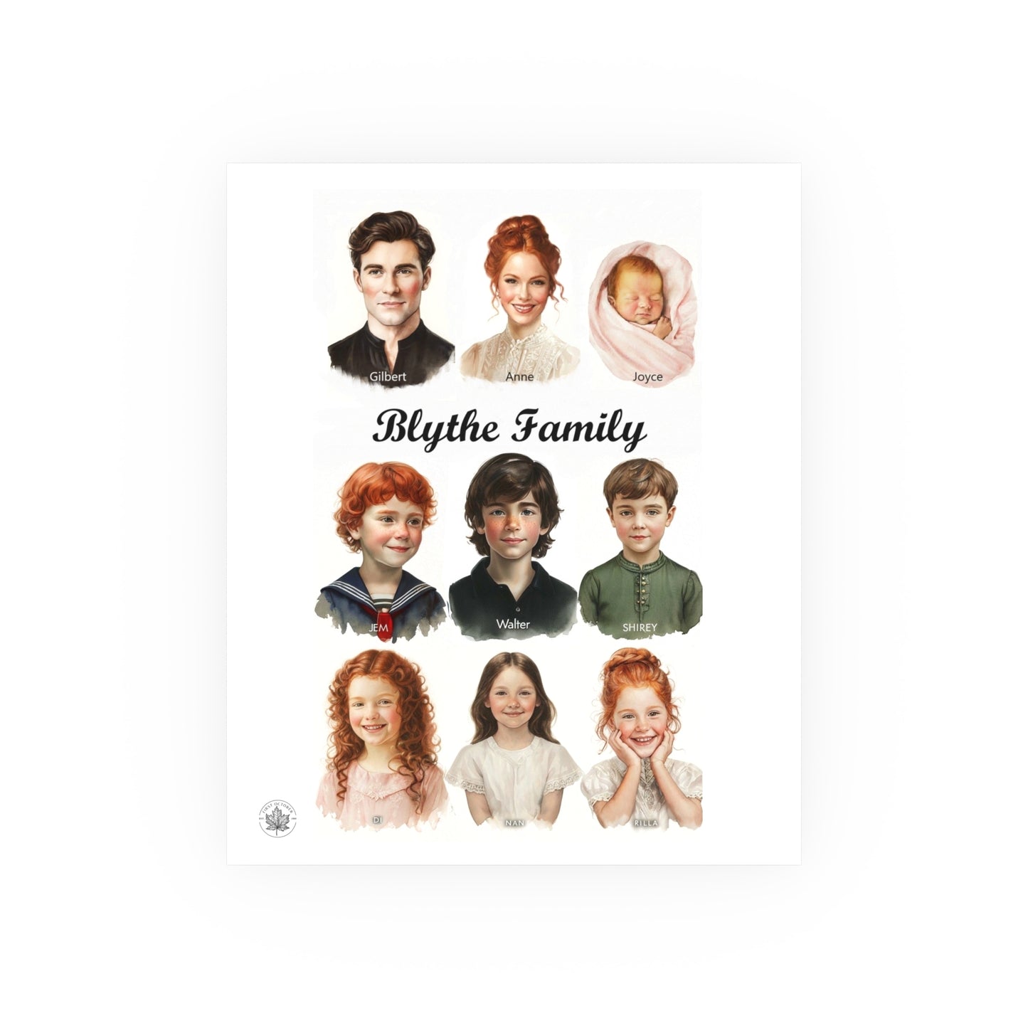 🌿 "Blythe Family Legacy" – Stunning Poster Prints 🌟Satin and Archival Matte Posters