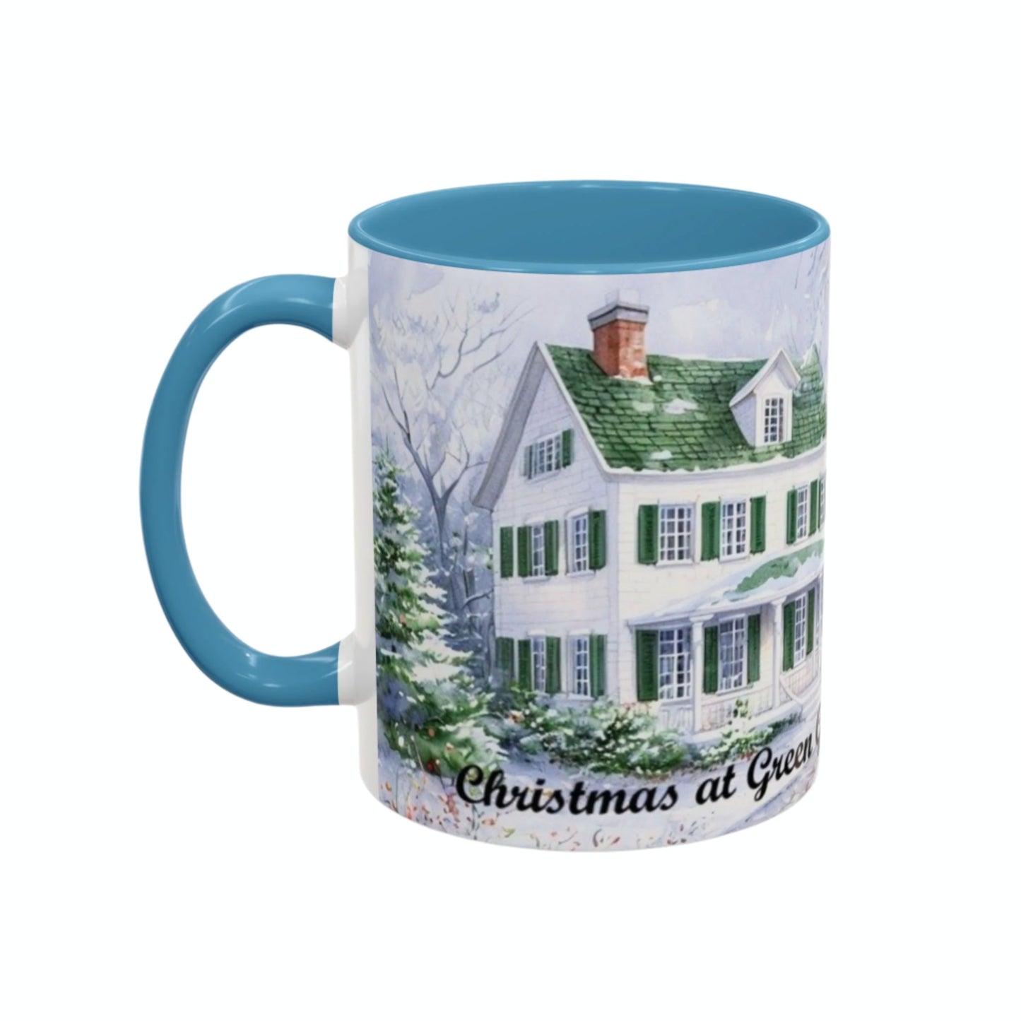 Snowy Green Gables Mug – Perfect for Cozy Winter Moments ❄️ (11, 15oz)